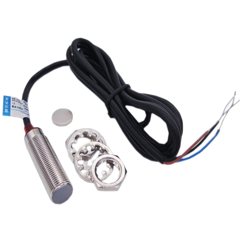 NJK-5002C 10mm Hall Effect Switch Proximity Effect Sensor Inductive Switch NPN NO Normally Open with Magnet DC5-30V