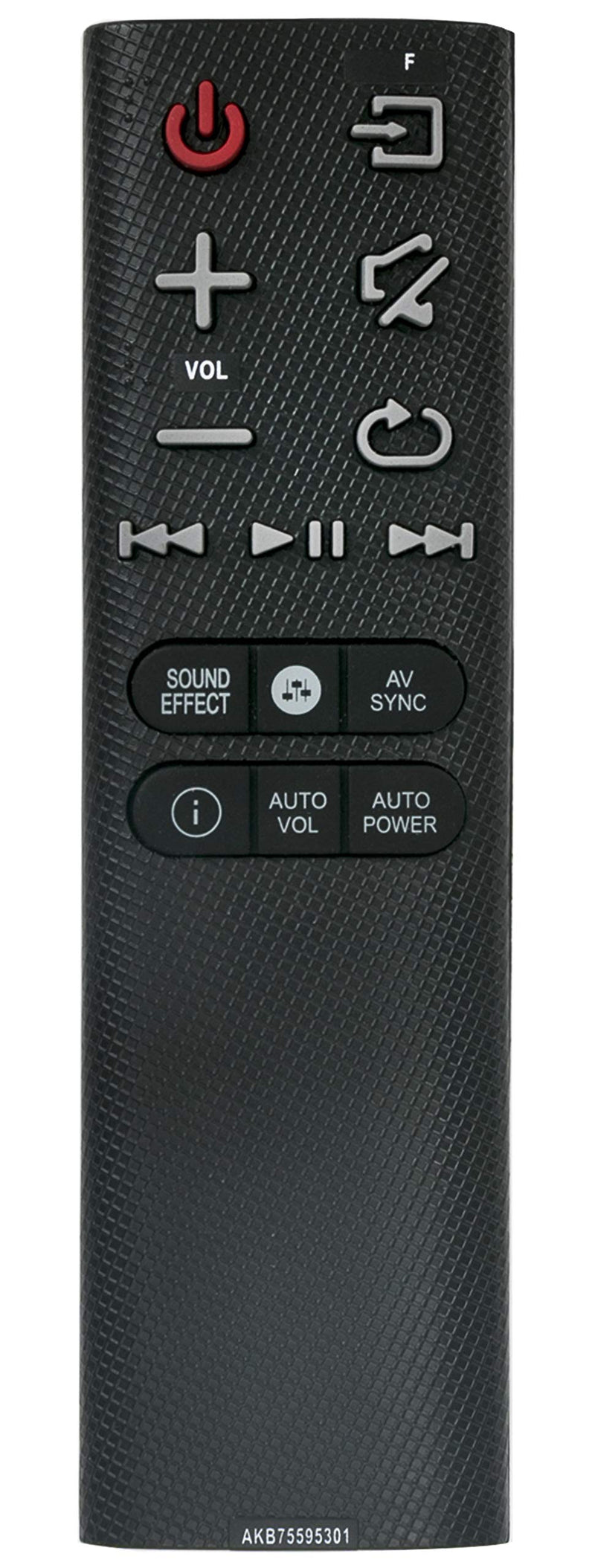 AKB75595301 Replaced Remote fit for LG Sound Bar SK6 SK6Y SK8 SK8Y SK9 SK9Y SK10 SK10Y SKC9 SPK8-W SPK5B-W