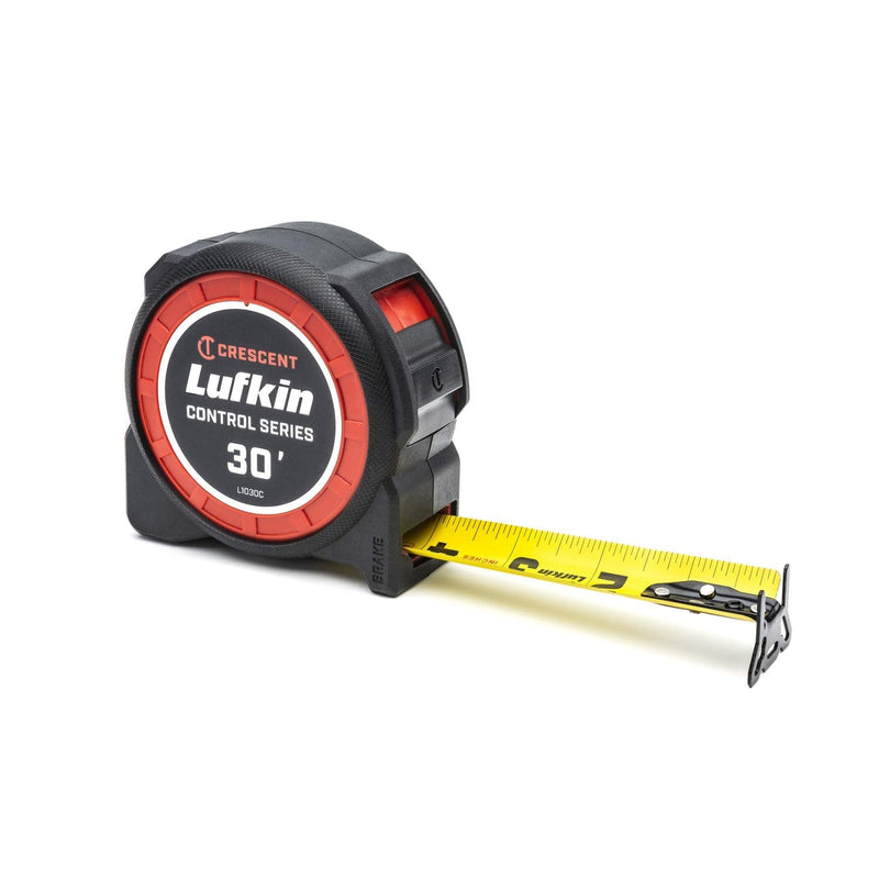 Crescent Lufkin 1-3/16 x 30' Command Control Series Yellow Clad Tape Measure - L1030C 30' SAE