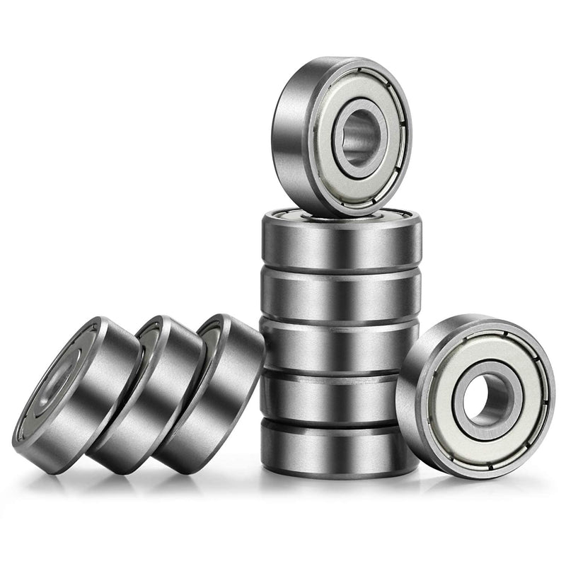 Donepart 608ZZ Bearings Skateboard Bearing C3 High Speed 8mmx22mmx7mm Bearings for Skateboards, Electric Motor, Wheels, Scooters, Longboard, 3D Printer, Spinners (10 Pack) 10