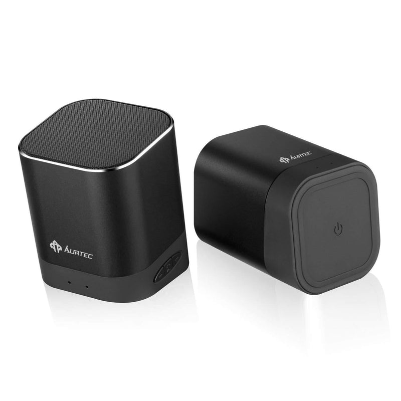 Portable Bluetooth Speaker 2020 Upgraded, AURTEC Dual Wireless Speakers with True Wireless Stereo Technology (TWS), Strong Bass and Powerful Volume, Bluetooth 4.2 for iPhone, Echo, Android and More