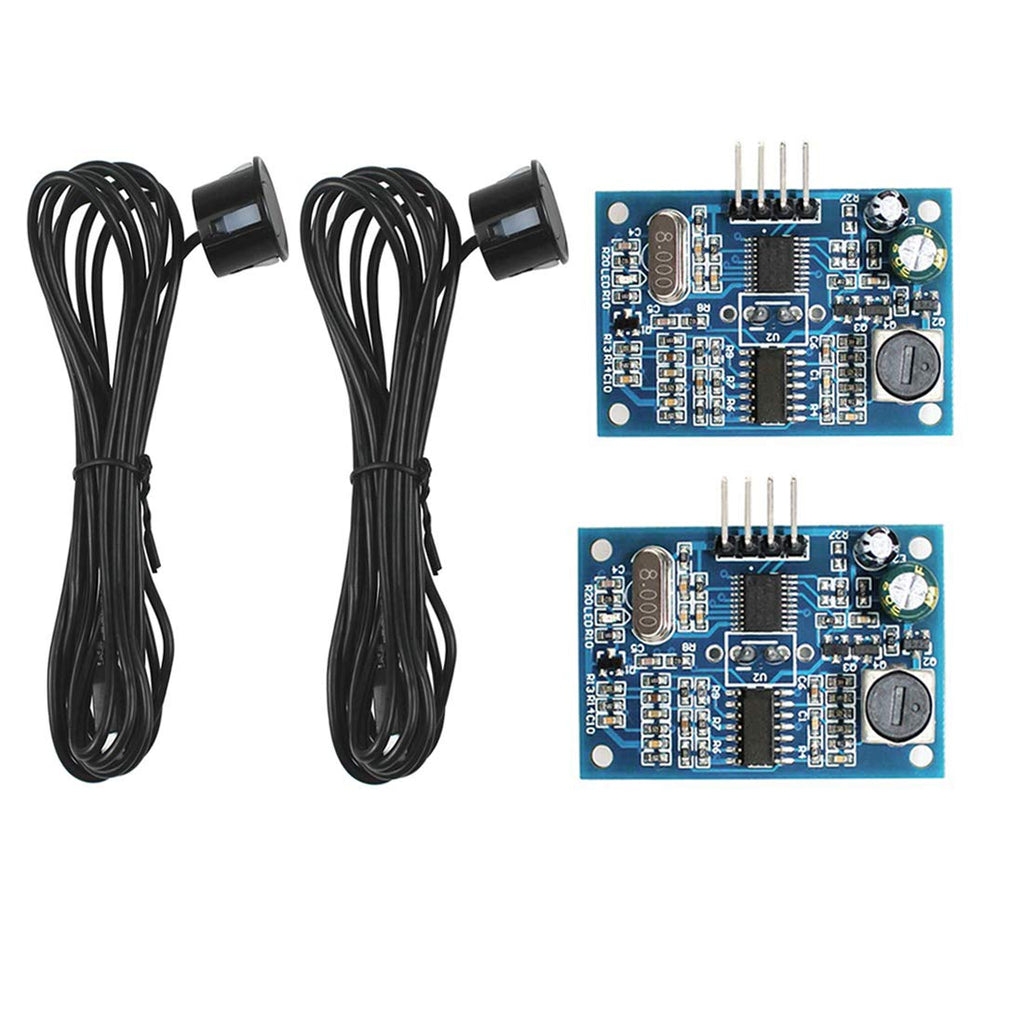 HiLetgo 2pcs JSN-SR04T Integrated Ultrasonic Module Distance Measuring Transducer Sensor Waterproof for Arduino