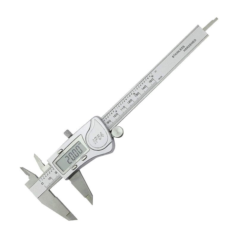 NORTOOLS Digital Caliper 150mm/ 6” Stainless Steel IP54 Waterproof Electronic Micrometer Caliper Measuring Tool with Large LCD Display