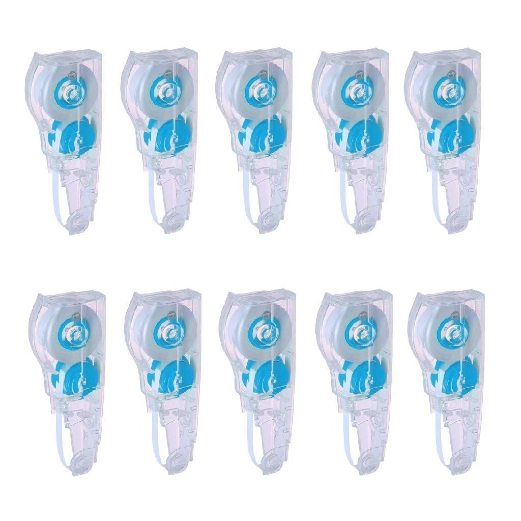 Plus Correction Tape MR Refill WH-605LBR-10P (Pack of 10) (Color: Light Blue)