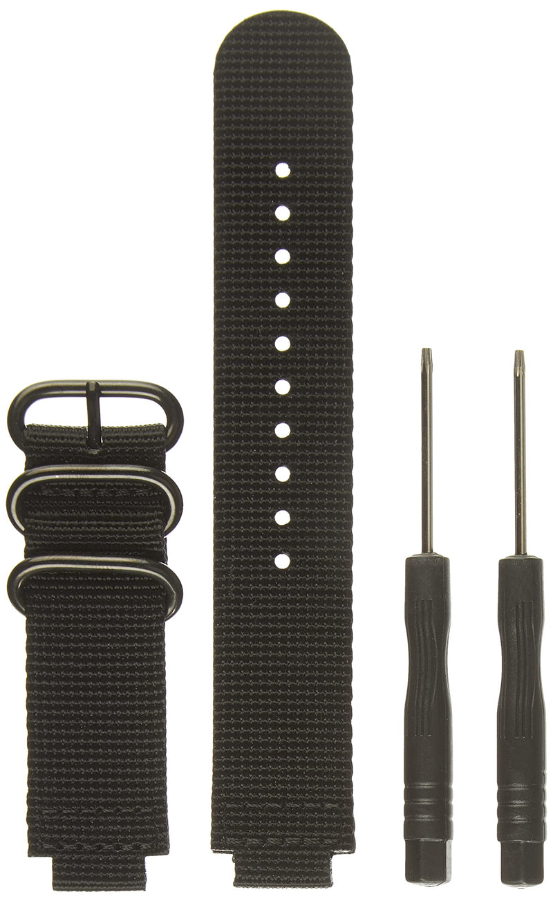 Garmin Quick Release Accessory Band 18 mm- Black with Slate Hardware (010-12932-01)