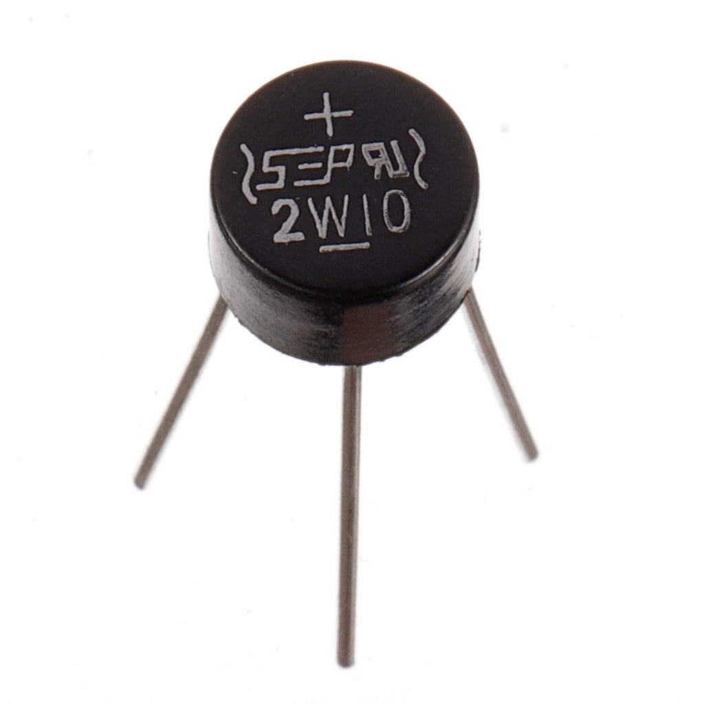 BOJACK 2W10 2A 1000V Bridge Rectifier Diodes Axial 2W10 2 Amp 1000 Volt Full Wave Electronic Silicon Diodes(Pack of 30 Pcs)