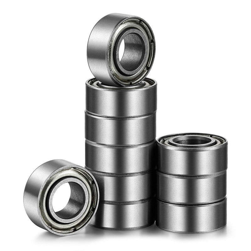 Donepart MR52ZZ Bearings - 2mm Bore ID, 5mm OD, 2.5mm Width Double Shielded Miniature Chrome Steel Ball Bearing for Fidget Spinners, Micro Motor, Office Equipment (10 Pack)