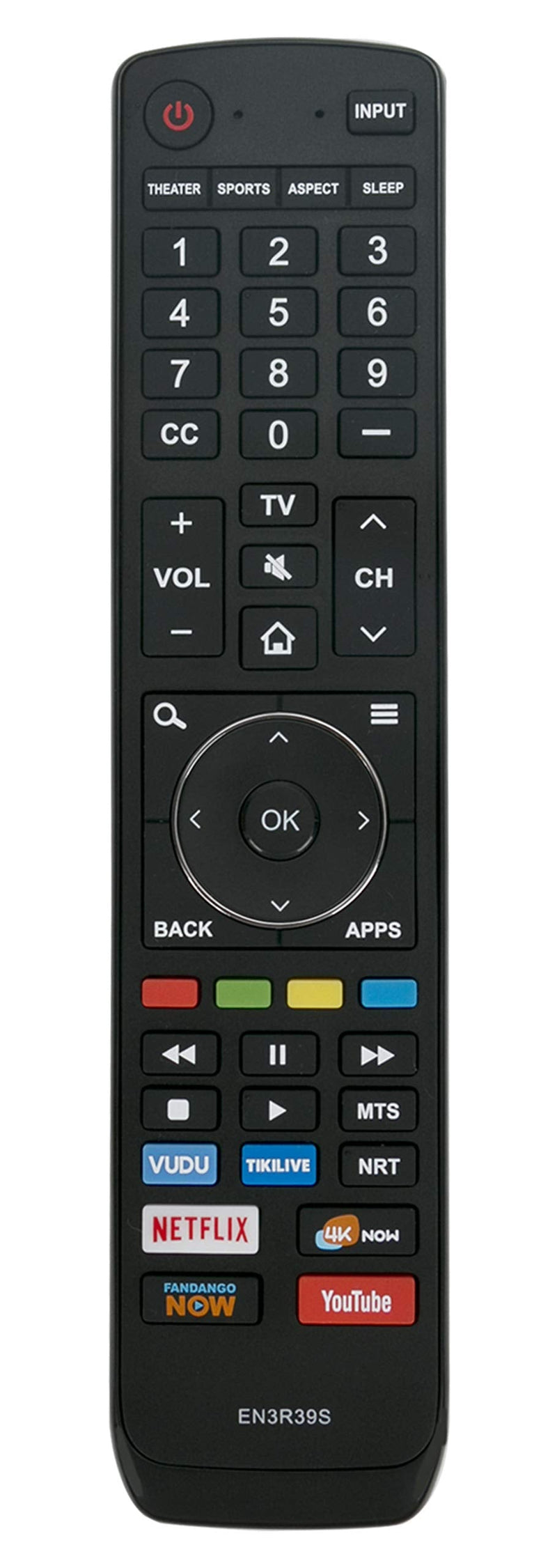 Replaced Remote Control fit for Sharp Smart LED TV LC-50Q620U LC-50Q7030U LC-55Q7530 LC-58Q620U LC-65Q620U LC-43Q7000U LC-43Q7003U LC-43Q7020U LC-43Q7050U LC-43Q7060U LC-43Q7070U LC-43Q7080U
