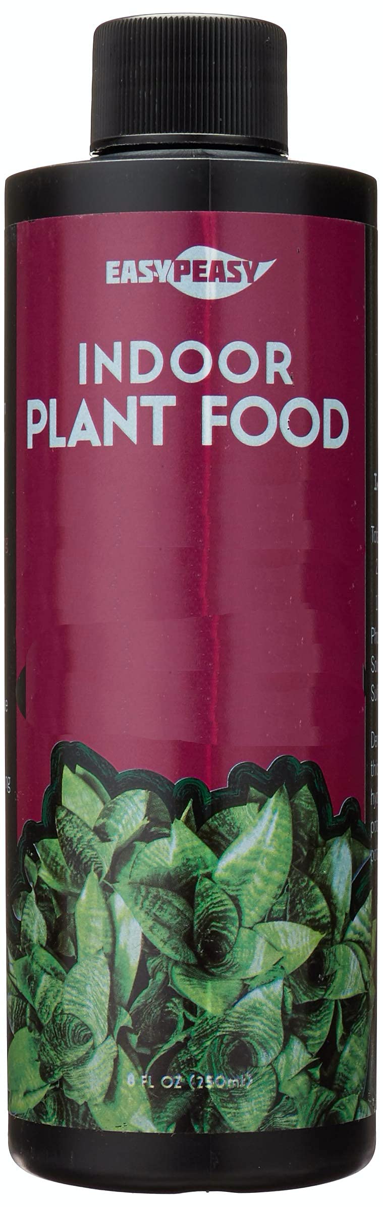 Liquid Indoor Plant Food, All-Purpose Indoor Plant Fertilizer, Liquid Plant Food, Easy Peasy Plants House Plant Fertilizers 4-3-4 Plant Nutrients, House Plant Food | Lasts Same as 8 oz Bottle