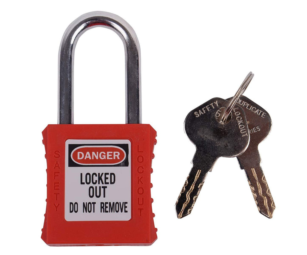 Lockout Tagout Safety Padlock Red,1 Pack 1