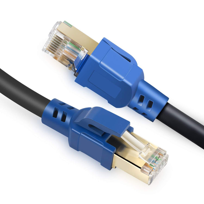 CAT 8 Ethernet Cable 10 ft, High Speed SSTP LAN RJ45 Cord, Internet Network UP for Router, Modem, Gaming, etc. 10 Feet