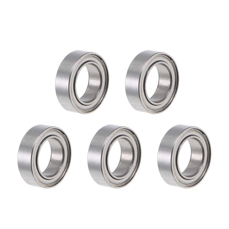 uxcell SMR106ZZ Stainless Steel Ball Bearing 6x10x3mm Shielded MR106ZZ Bearings 5pcs