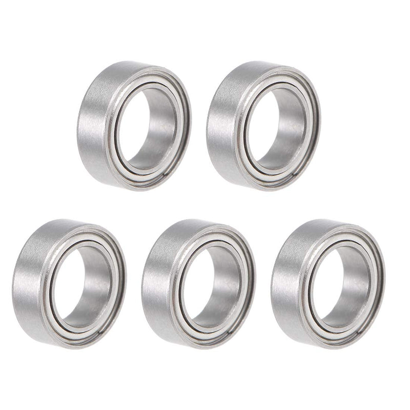 uxcell SMR85ZZ Deep Groove Ball Bearings 5x8x2.5mm Stainless Steel Double Shielded 5pcs