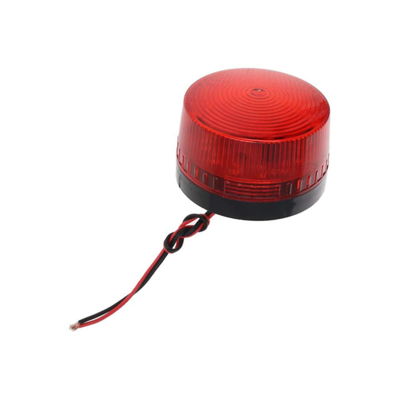 Othmro Warning Light Bulb Industrial Signal Tower Lamp Plastic Electronic Parts Flashing No Sound 12V 1W Red LTE-5061 1pcs LTE-5061;12V,1W