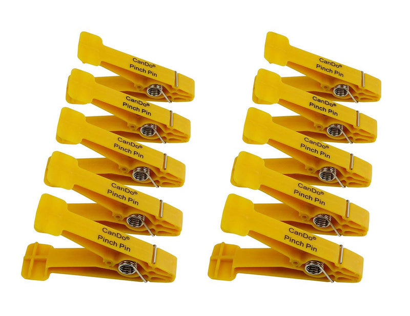 Graded Pinch Finger Exerciser - 10 Replacement Pinch pins - Yellow, x-Light
