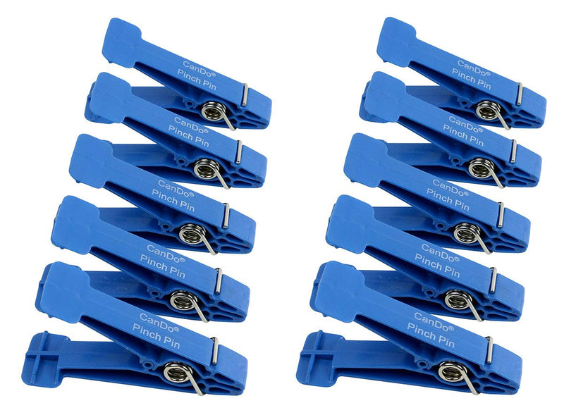 Graded Pinch Finger Exerciser - 10 Replacement Pinch pins - Blue, Heavy