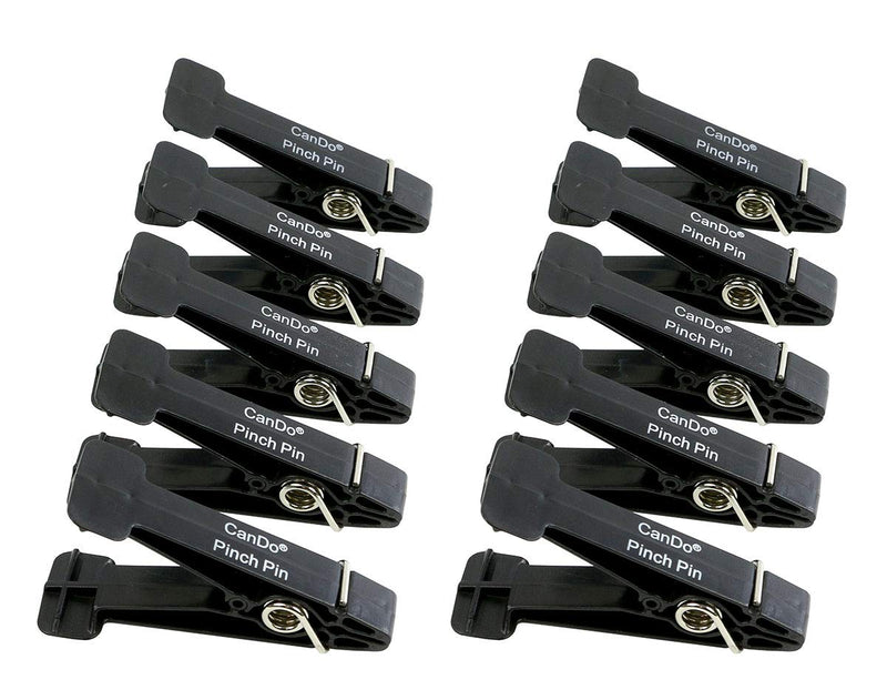 Graded Pinch Finger Exerciser - 10 Replacement Pinch pins - Black, x-Heavy