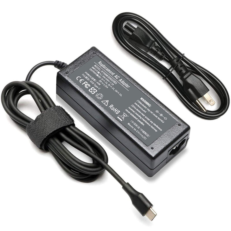USB-C Charger Power Adapter Replacement for Acer Chromebook R13 11 11A G6 EE Convertible CB5-312T N16Q12 N17Q5 N18Q1 N15Q13 PA-1450-78 PA-1450-80 A16-045N1A ADP-45PE B Chromebook 315