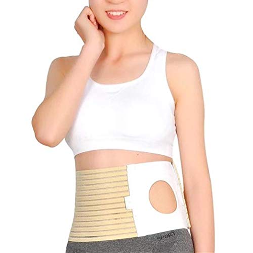 Ostomy Belt Colostomy Belt (Hole 3.14") Medical Stoma Support Ostomy Hernia Belt Ostomy Hernia Belt Stomach Truss Binder with Compression Support (S: 33.46''-37.40'') Small (Pack of 1)