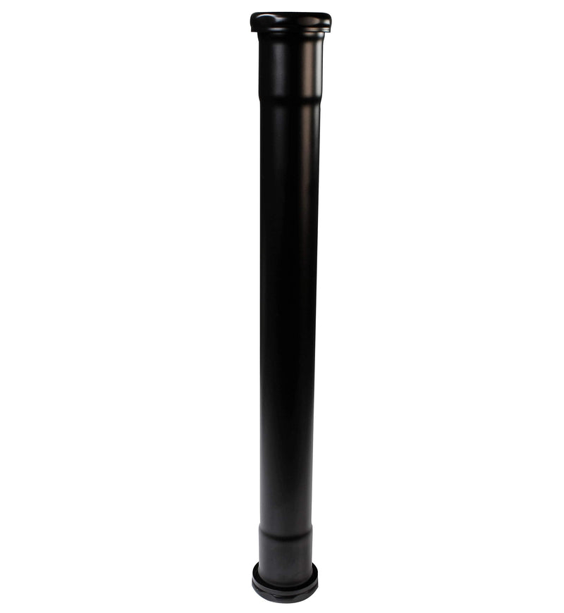 Westbrass D42316-62 1-1/2" x 16" Double Ended Slip-Joint Extension Tube, Matte Black
