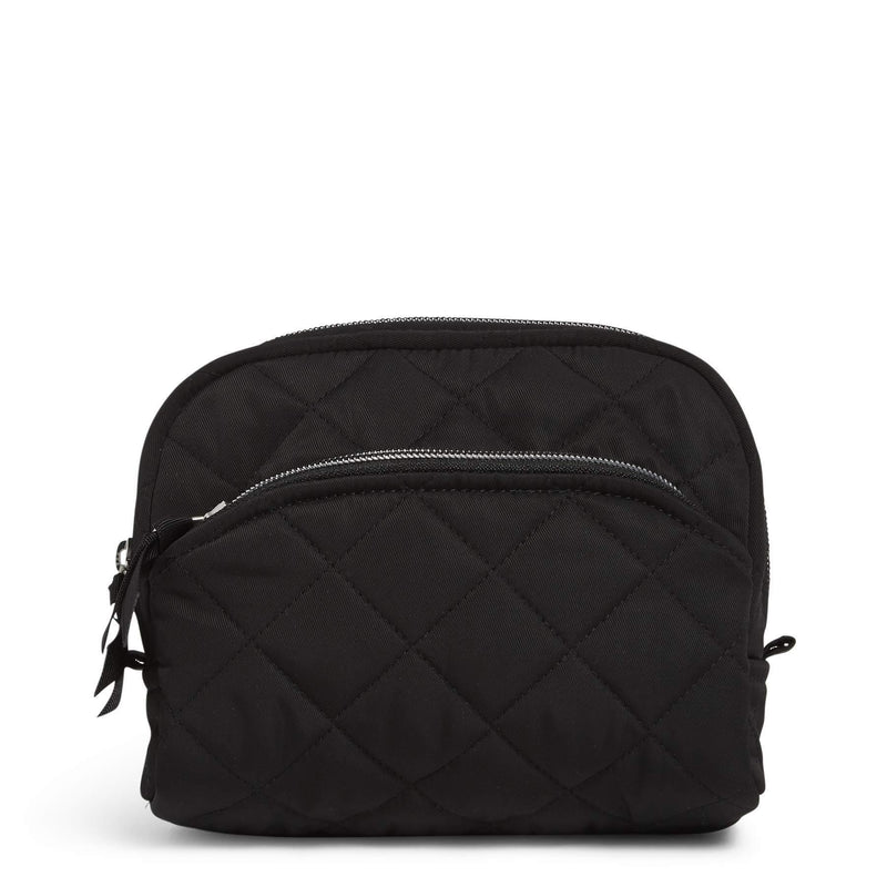 Vera Bradley Women's Performance Twill Medium Cosmetic Makeup Organizer Bag One Size Black