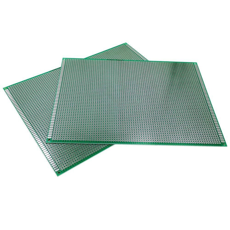 YUNGUI 15 X 20CM PCB Protoboard,2 Pieces DIY Prototype Board Soldering and Electronic Printed Circuit Board 15X20 CM (B)