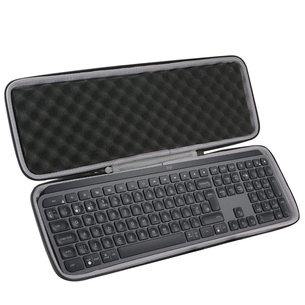 co2crea Hard Travel Case Replacement for Logitech MX Keys Advanced Wireless Illuminated Keyboard