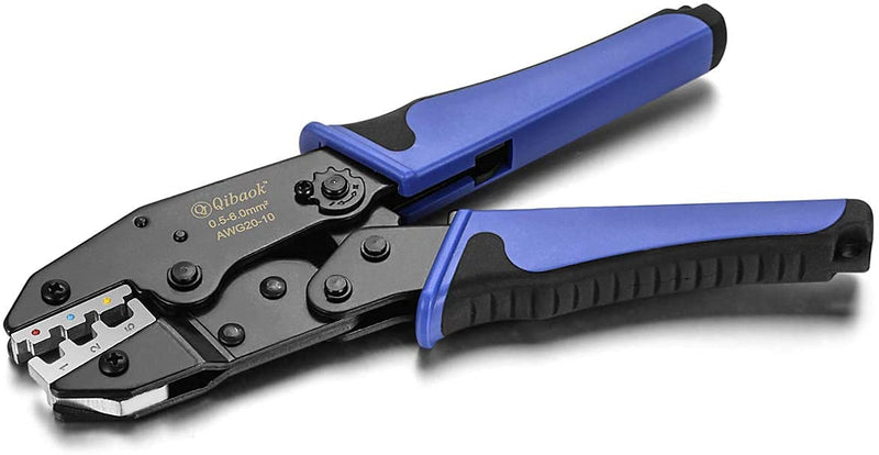 Qibaok Crimping Tool Ratcheting Wire Crimper for Heat Shrink Connectors Ratchet Terminal Crimper Wire Crimp Tool Crimping Tool For Heat Shrink Connectors