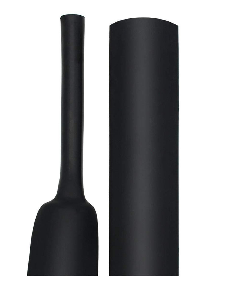 Purple-fox 3:1 Heat Shrink Tubing Adhesive-Lined Heat Shrinkable Tube Waterproof Insulation Sealing DIY Black (Dia 3/16(4.8mm)) Dia 3/16(4.8mm)