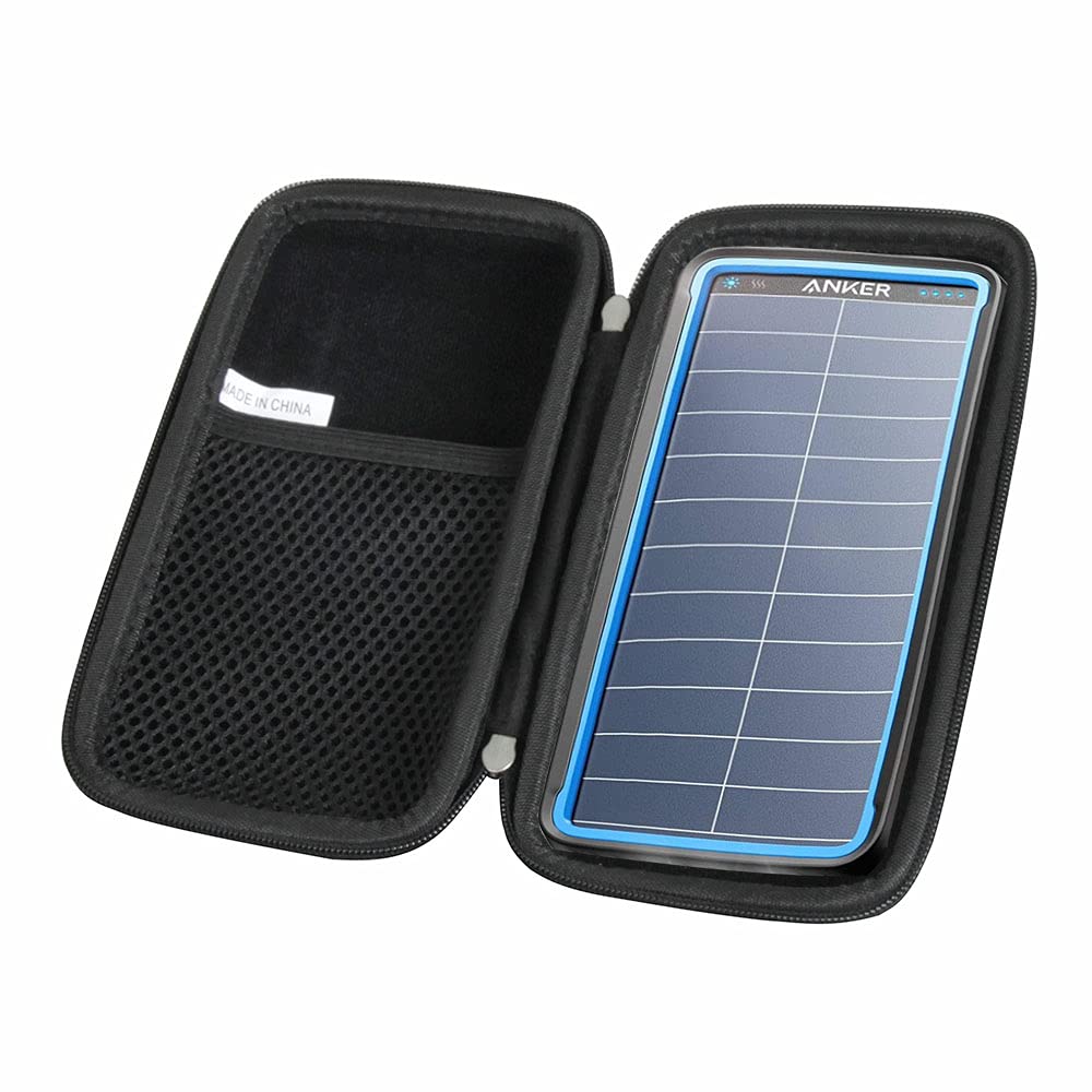 Hermitshell Hard Travel Case for Anker Solar Power Bank PowerCore Solar 10000 Dual-Port Solar Charger