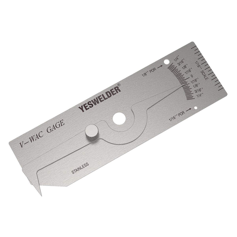 YESWELDER V-WAC Single Weld Gage Inch Inspection Gauge Inche