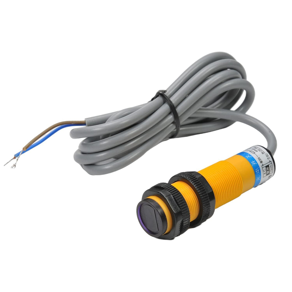 Fielect Photoelectric Sensors Diffuse Reflection Photoelectric Sensor Switch 300MA Detection Distance 30cm 2 Wire E3F-DS10Y1 1pcs Models : E3F-DS10Y1