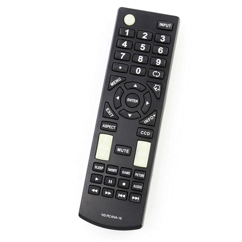 New NS-RC4NA-16 Replace Remote Control NSRC4NA16 fit for Insignia LED TV HDTV NS-32D220NA16 NS-40D420NA16 NS-40D420MX16 NS-32D421NA16 NS-19D220NA16 NS-24D220NA16 NS-28D220NA16 NS-32D420NA16