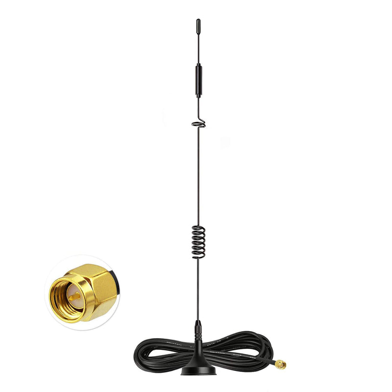 Bingfu 4G LTE Antenna 8dBi Magnetic Base SMA Male Antenna Compatible with 4G LTE Wireless CPE Router Cellular Gateway Industrial IoT Router Mobile Cellular