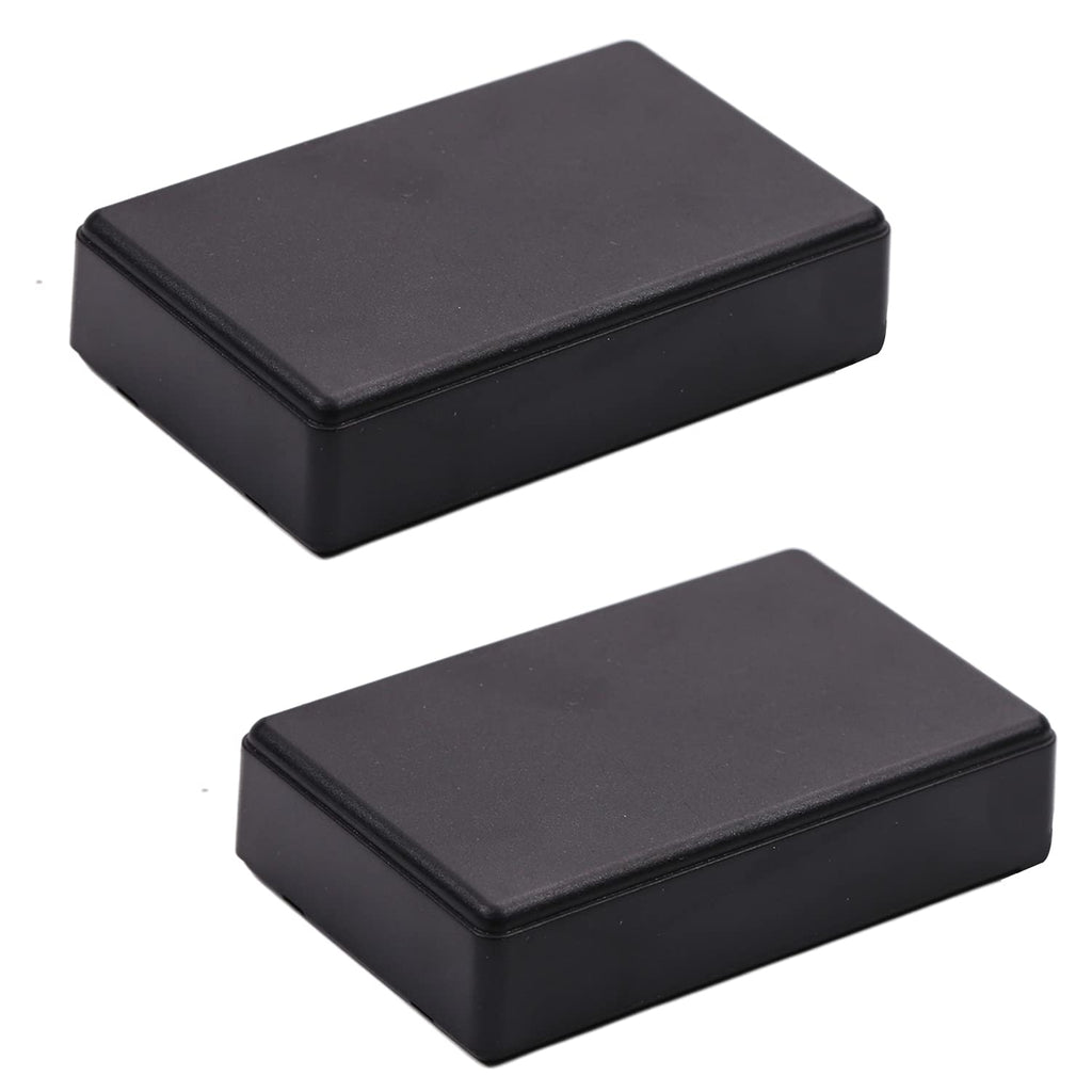 Fielect 2Pcs Junction Project Boxes ABS Plastic Junction Box Electrical Project Case Power Junction Box Electronic Junction Box Black 3.62 x 2.28 x 0.91 inch (92x58x23mm) 3.62" x 2.28" x 0.91"