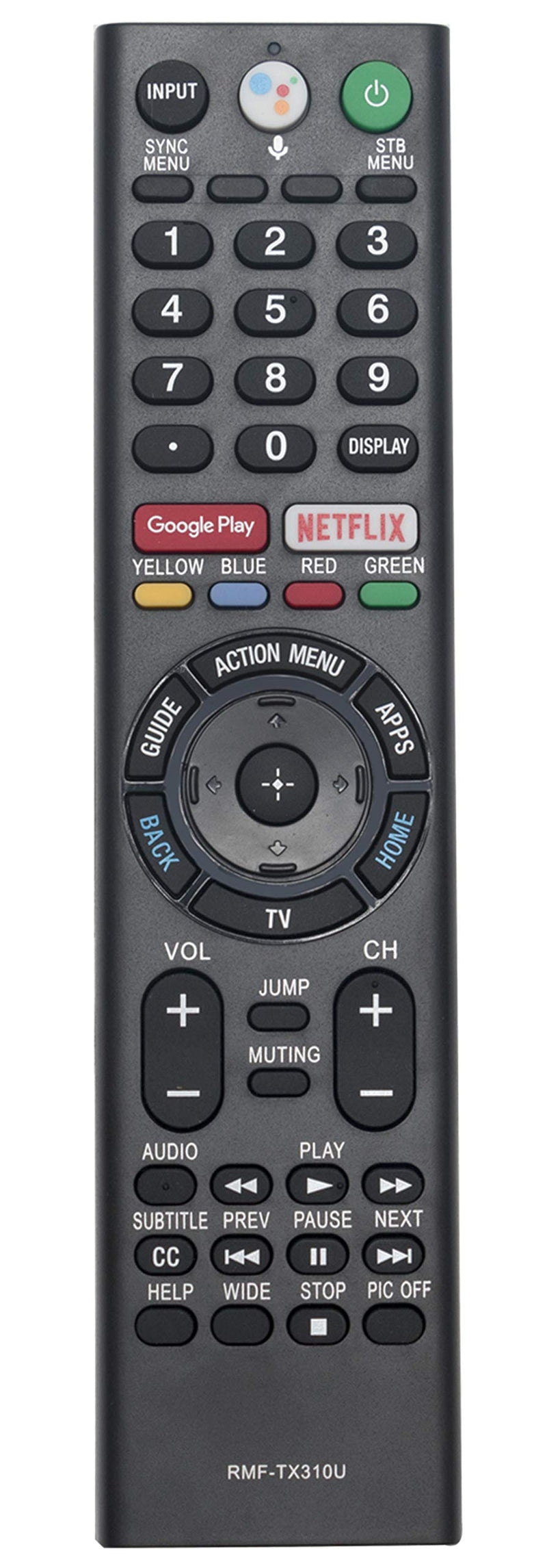 VINABTY Voice Remote Control Replacement fit for Sony Bravia TV X900F A8F A8G Series X830F X800G X750F X850F Z9F A9F OLED Series Television XBR65X900F XBR75X900F XBR85X900F XBR55X900F XBR49X900F
