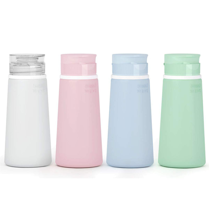 Valourgo Travel Bottles for Toiletries Tsa Approved Travel Size Containers BPA Free Leak Proof Travel Tubes Refillable Liquid Travel Accessories for Cosmetic Shampoo and Lotion Soap Standard set
