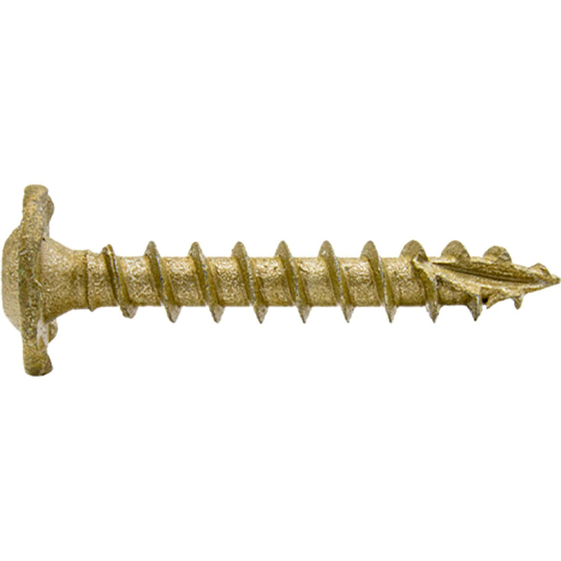 #14 x 1-1/2" Construction Lag Screw Exterior Coated Torx/Star Drive Heavy Duty Structural Lag Screw Far Superior to Common Lag Screws - Modified Truss Washer Head - 100 Screw Count #14 x 1-1/2"  - 100 SCREW COUNT