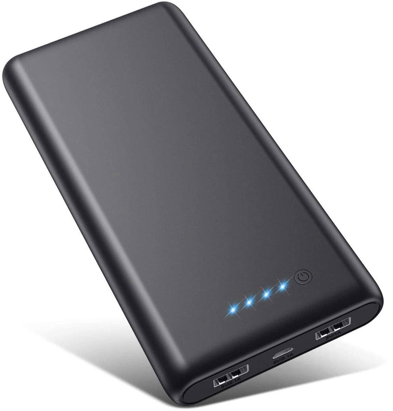 Portable Charger Power Bank 26800mah, Ultra-High Capacity Safer External Cell Phone Battery Pack Compact with High-Performance Cells & 2 USB Output, Smart Charge for Smartphone, Android, Tablet & etc Black