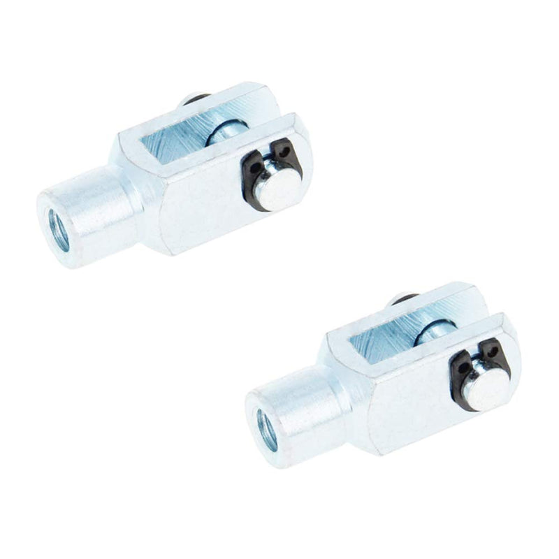 Othmro 2pcs Air Cylinder Rod Clevis End 28mm Length M6x1 Female Thread Y Connector