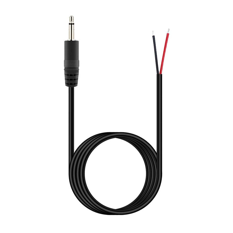 Fancasee (6 ft) Replacement 3.5mm Male Plug to Bare Wire Open End TS 2 Pole Mono 1/8" 3.5mm Plug Jack Connector Audio Cable Repair