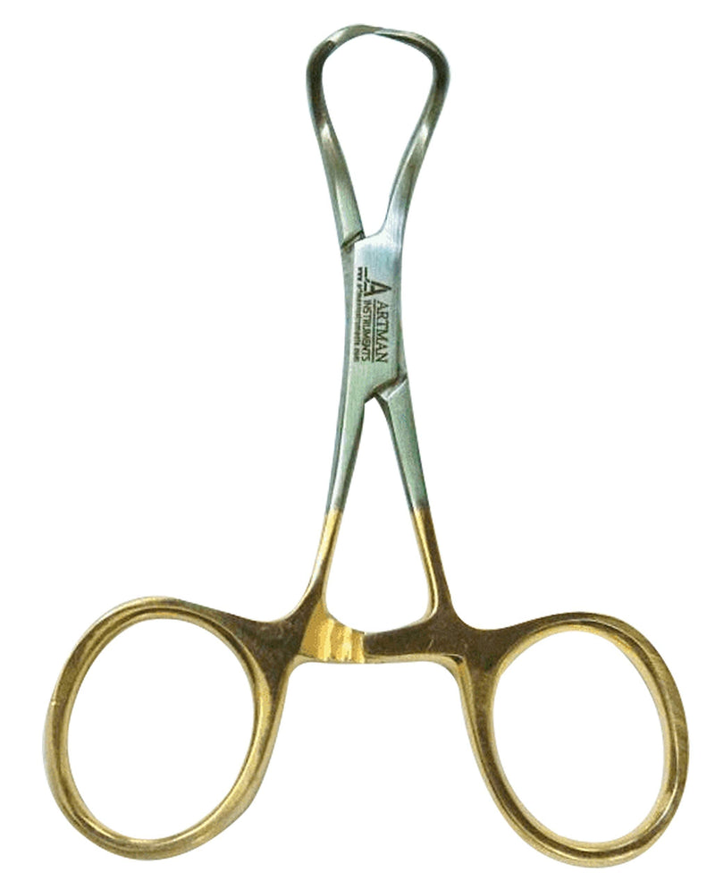 Towel Clamp Backhaus Forceps Gold Plated 3.5" Medical Surgical Instrument ARTMAN