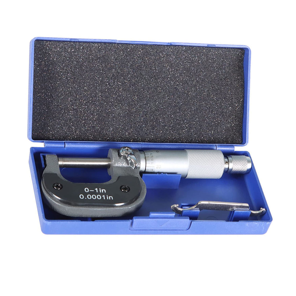 0-1" Precision Outside Micrometer 0.0001" Carbide Tipped for Precision Measurement Work