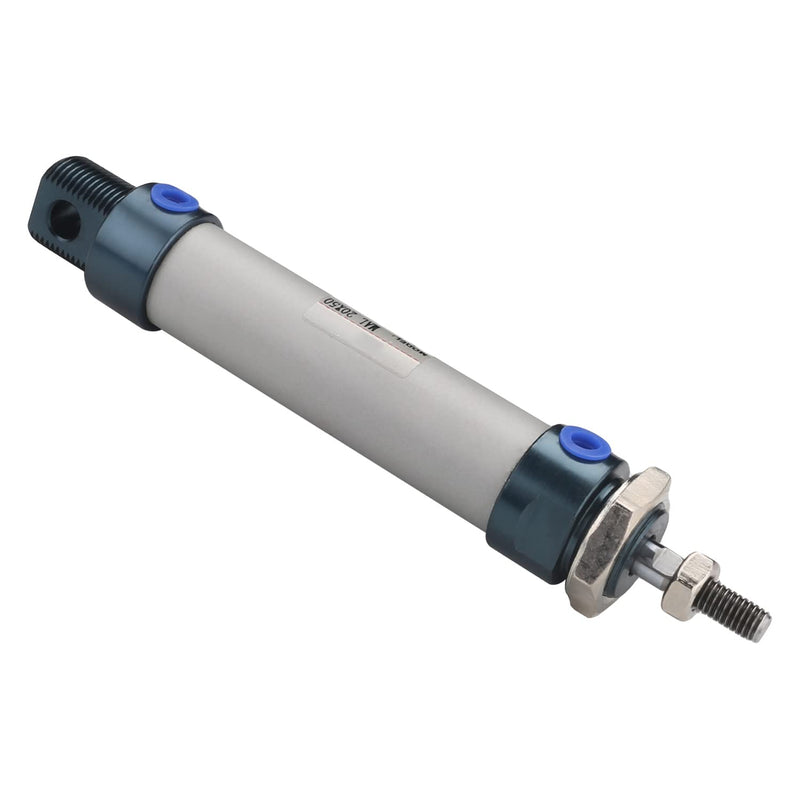 Othmro 1Pcs Air Cylinder MAL20 x 50 (20mm/0.79" Bore 50mm/1.97" Stroke Double Action Air Cylinder, 1/8PT Single Rod Double Acting Aluminium Alloy Penumatic Quick Fitting Mini Air Cylinder MAL20x50