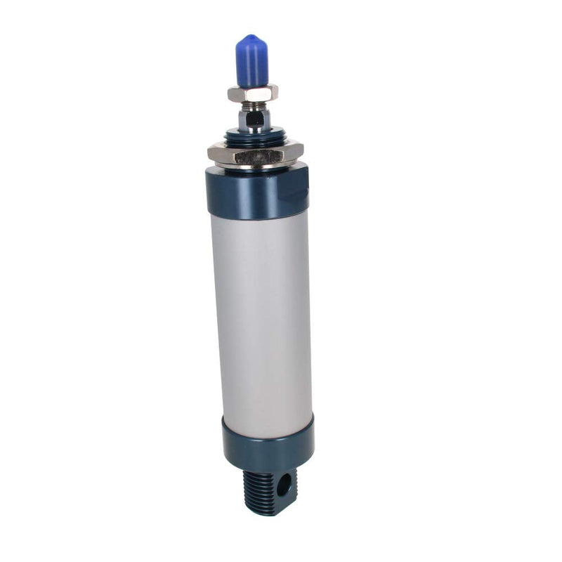 Othmro 1Pcs Air Cylinder MAL32 x 50 (32mm/1.26" Bore 50mm/1.97" Stroke Double Action Air Cylinder, 1/8PT Single Rod Double Acting Aluminium Alloy Penumatic Quick Fitting Mini Air Cylinder Silver