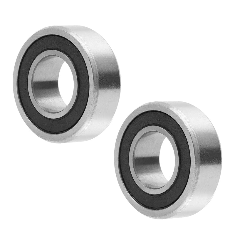 Othmro 2Pcs 1607-2RS Deep Groove Ball Bearings, Double Sealed Bearings, High Carbon Chromium Bearing Steel Ball Bearings, 0.44x0.91x0.31inch Deep Groove Bearings for Scooters Elevators Skateboards 1607-2RS 2pcs