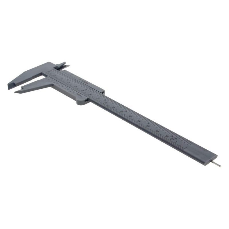 Utoolmart Vernier Caliper 150mm / 5.9-inch Plastic Measuring Tool for Precision Measurements Outside Inside Depth (Gray）1 Pcs 150mm Gray