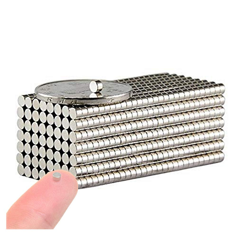 Deryun 300pcs Magnet,Mini Magnet Small Magnets Tiny Magnets for Crafts Art&craft Magnets, Mini Magnets for Card Making,for Craft Projects,for Model Making (disc:3-2)
