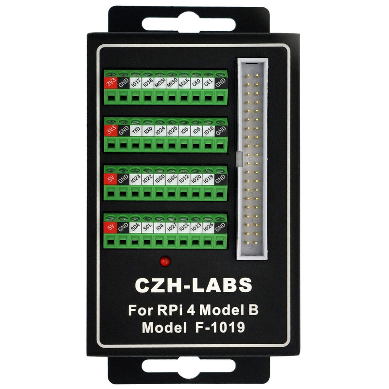 RPi Screw Terminal Block Breakout Module with Aluminum Enclosure. for Raspberry Pi 4 Model B For Pi 4B