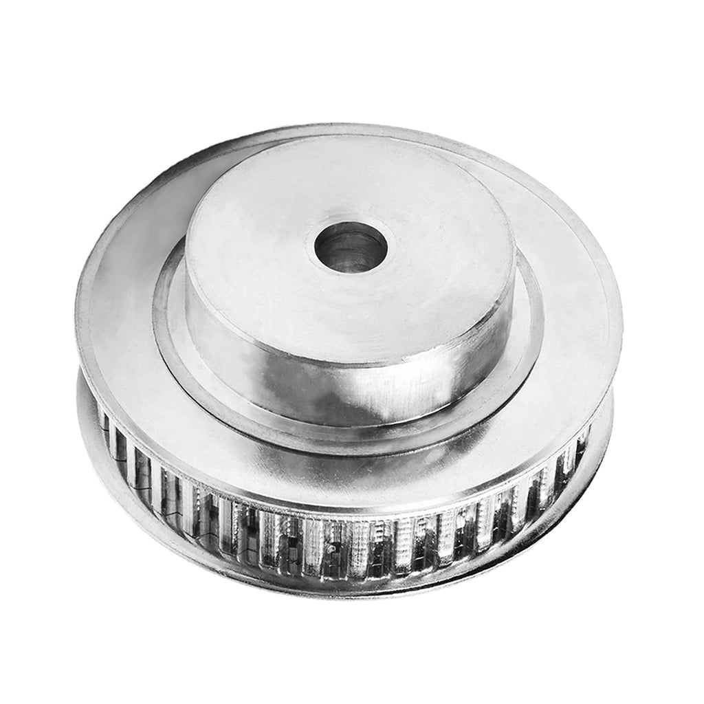 Fielect Aluminium Alloy XL 36 Teeth 8mm Inner Bore Diameter Timing Belt Pulley Flange Synchronous Wheel Silver Tone for 3D Printer CNC 1Pcs XL36 1Pcs